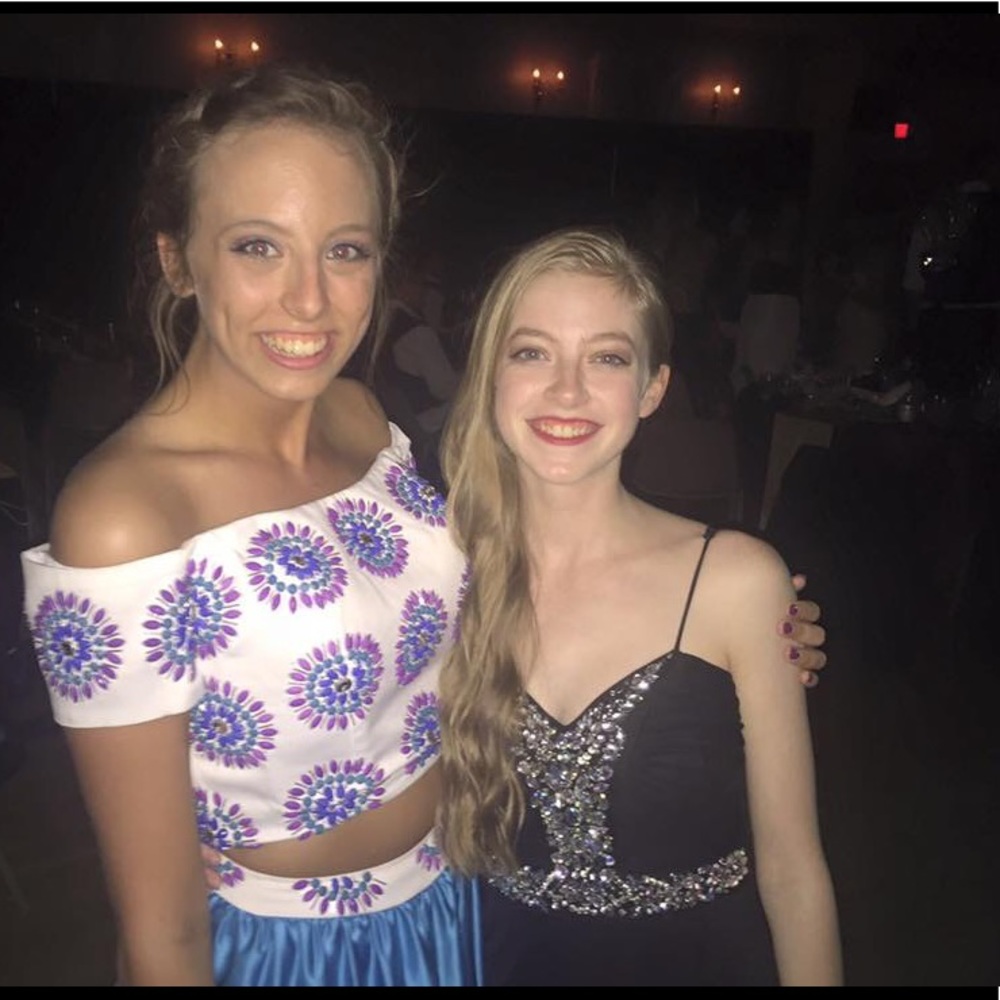 Black Jeweled Prom Dress